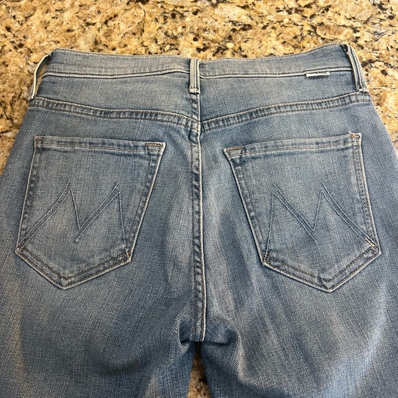 MOTHER Stunner Zip Ankle Step Fray Jeans - Picture 6 of 10